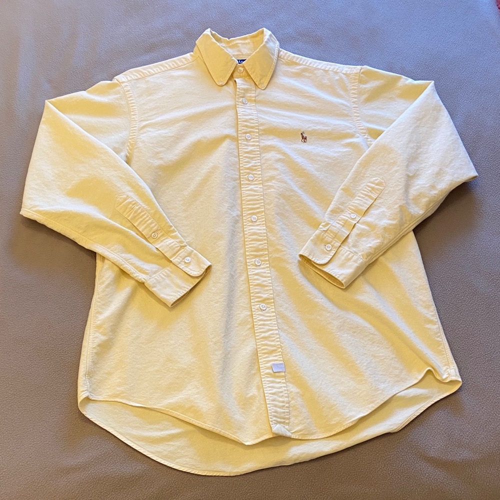 Ralph Lauren Button Down. Men's size 16-34.